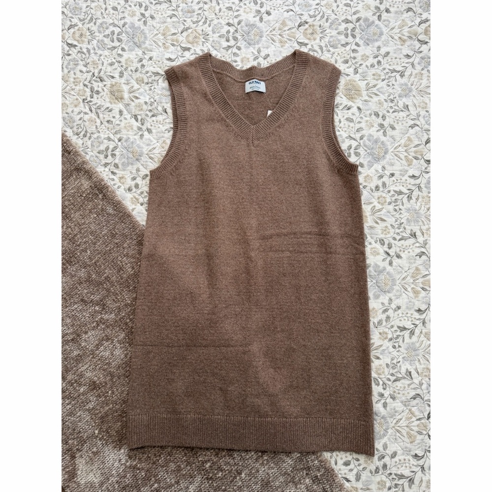Old Navy Sosoft Sleevelss Mini Sweater Dress - L - NWT!